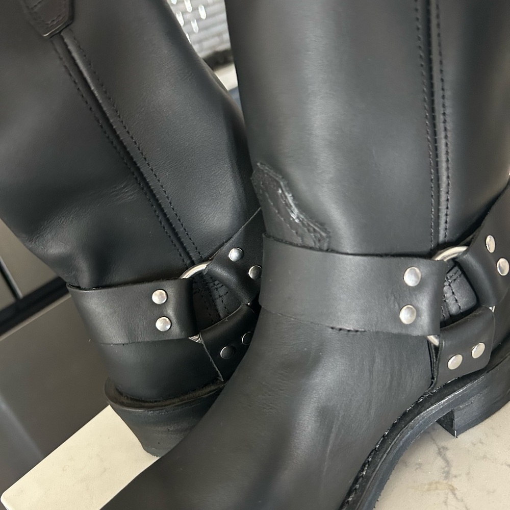 Dingo Black Combat & Moto Boots